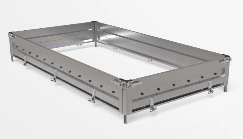 Rehausses de ridelles pleines +40cm acier pour KIPPER 320
