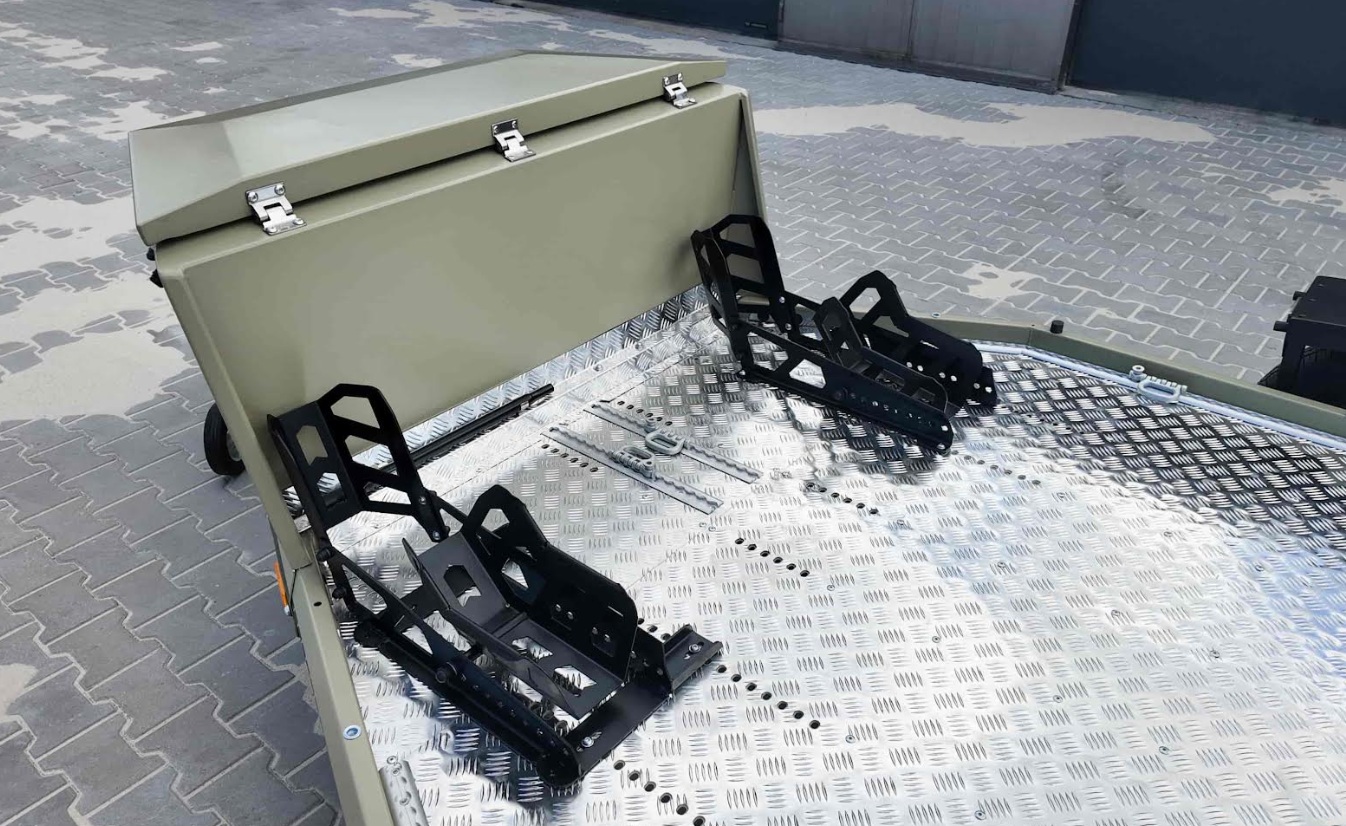 Coffre en aluminium avec fermeture sécurisée pour MotoBike Pro II – Image 4