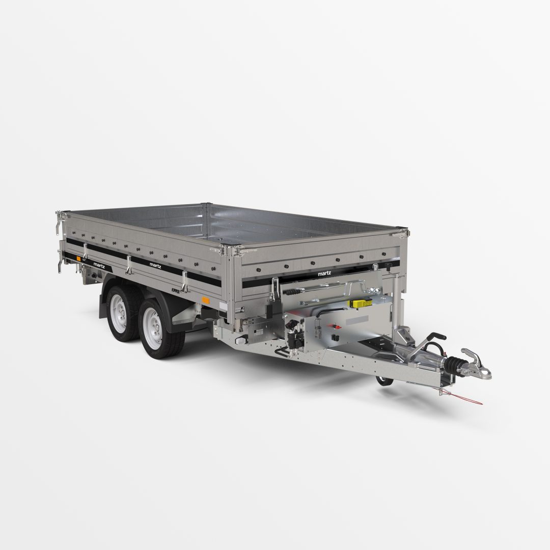 Remorque MARTZ KIPPER 320/2 ÉLECTRIQUE + MANUELLE – vue générale