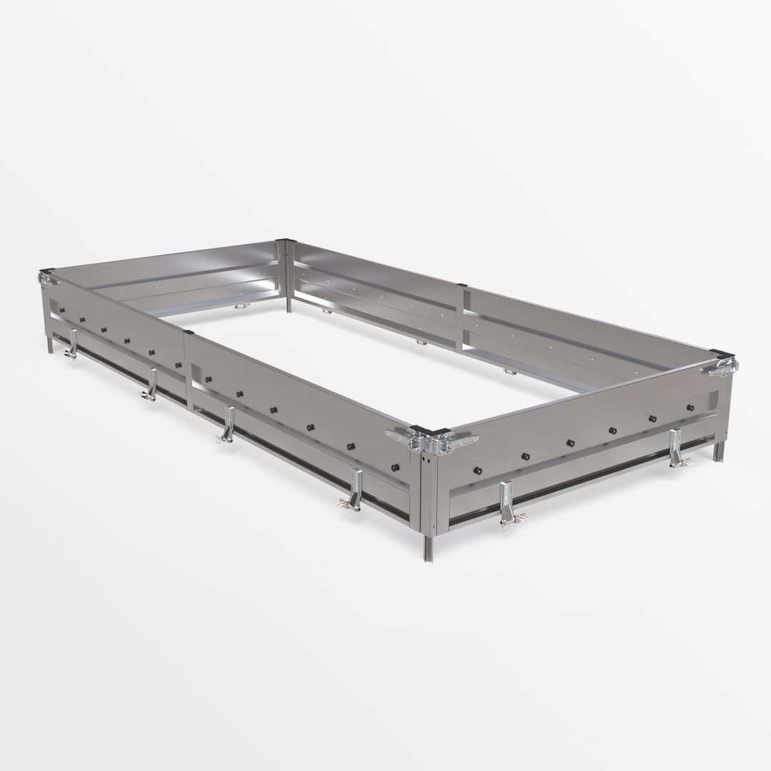 Rehausses de ridelles pleines soudées +40cm acier pour KIPPER 360