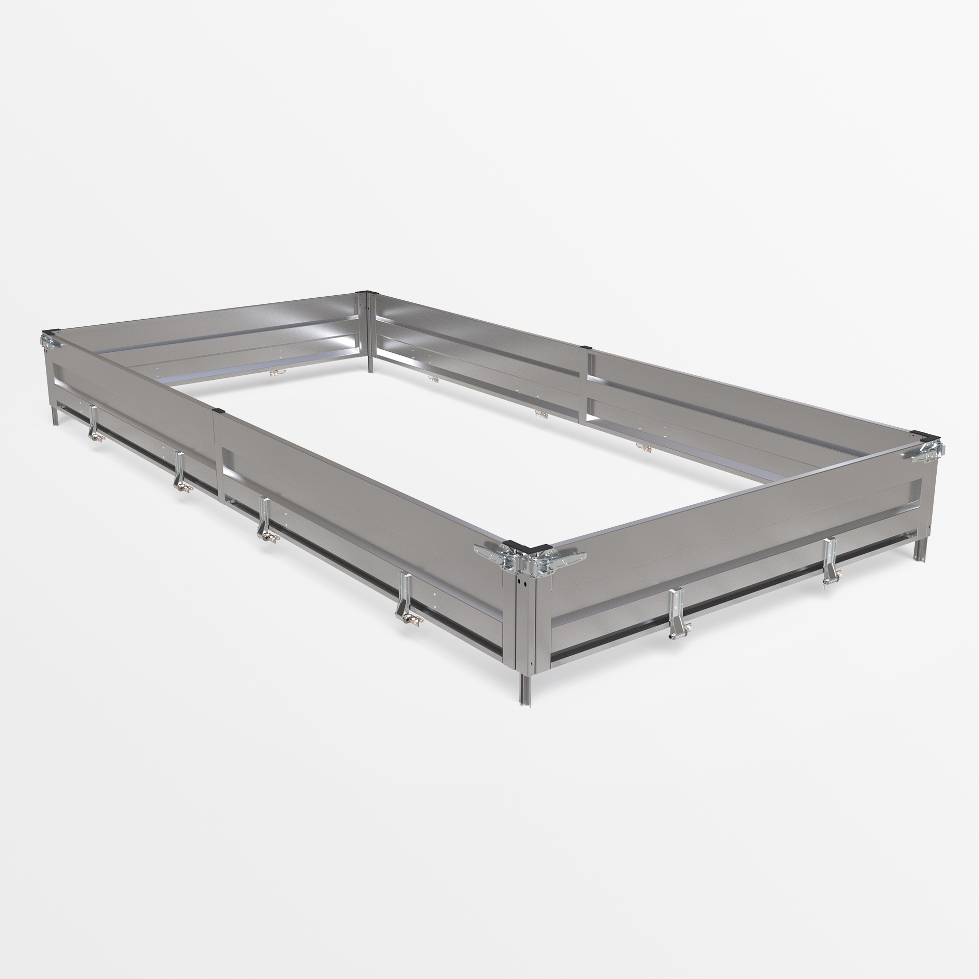 Rehausses de ridelles pleines soudées +40cm acier pour KIPPER 400