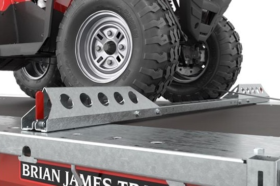 Barre de calage de roues sur remorque Brian James Connect