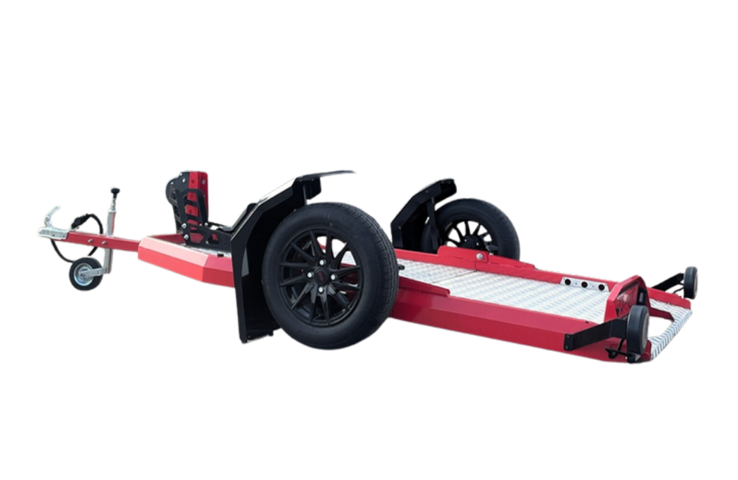 Remorque porte-moto Motobike Pro rouge