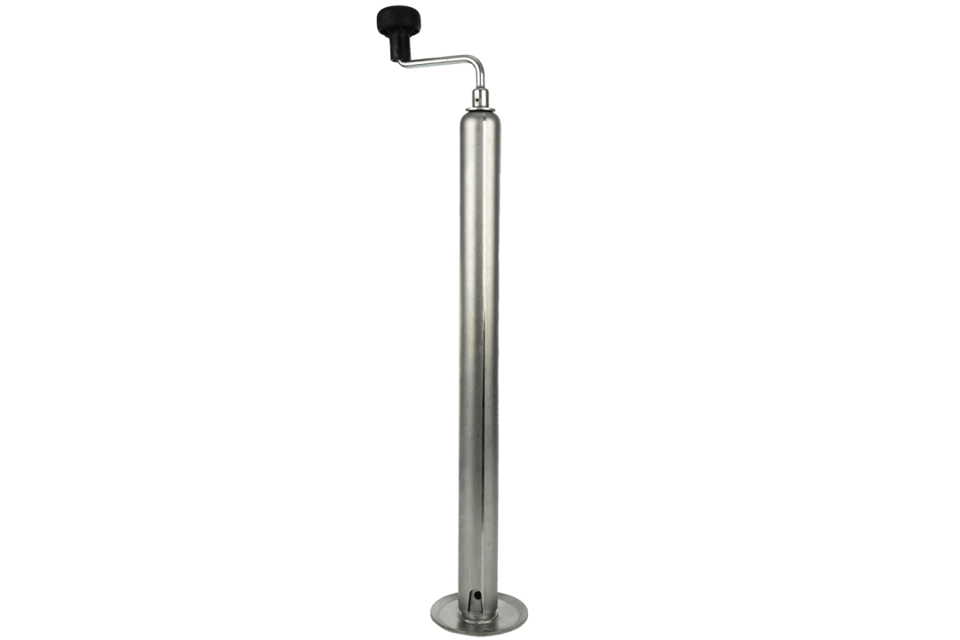 Béquille, support de manivelle, extensible WINTERHOFF ST48-120 pour remorque de 150 kg, 600-820 mm
