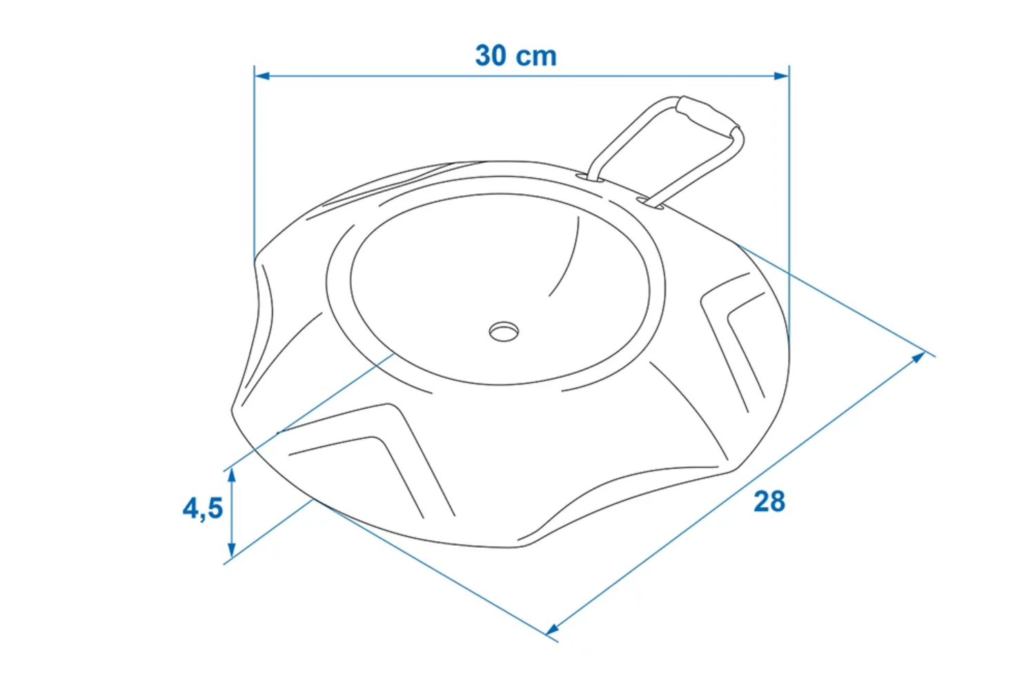 Cale de sécurité pour roue jockey ProPlus 341355