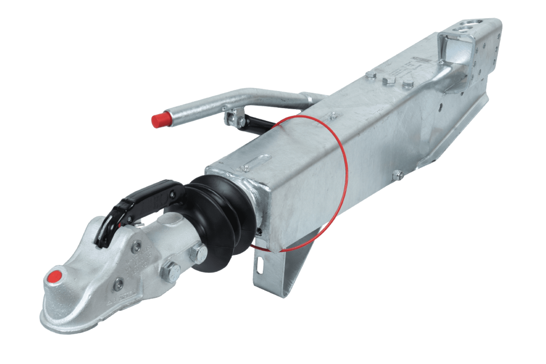 Commande de freinage AL-KO 2,8VB1/-C avec tête d'attelage AK 351 – 3500 kg – timon carré 120 mm