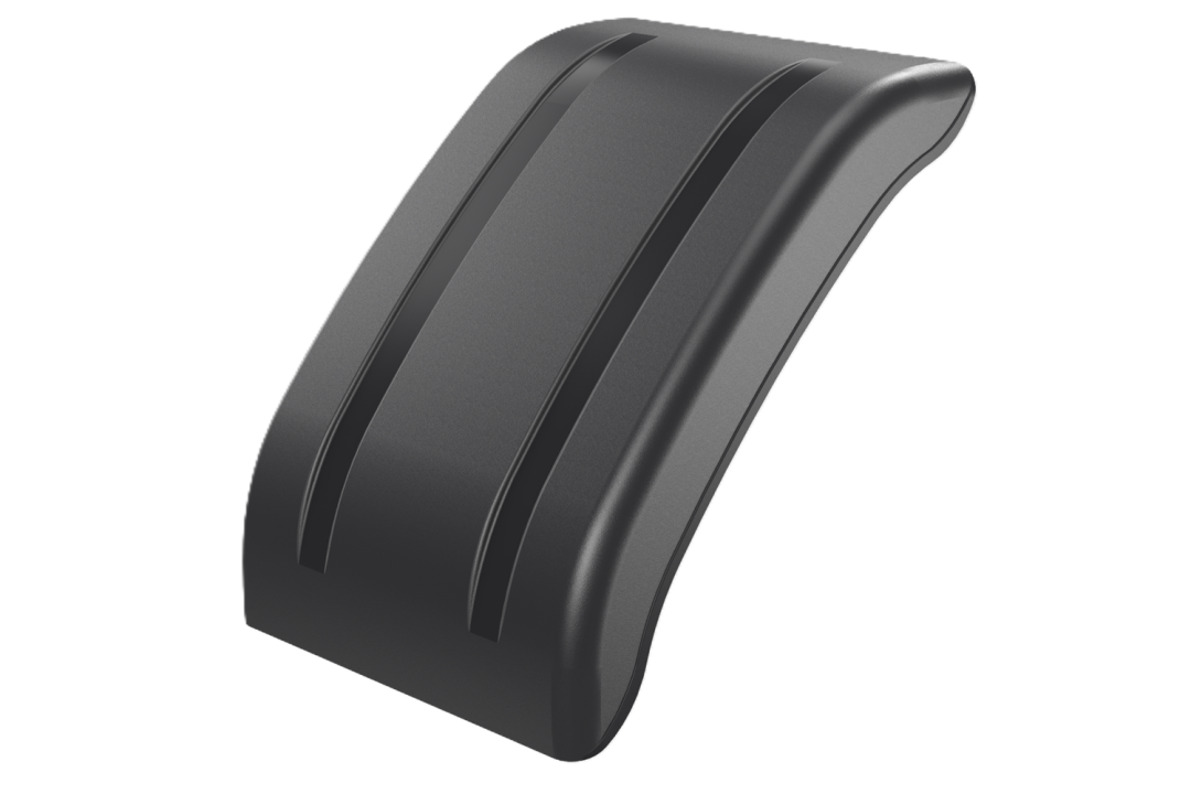 Demi-garde-boue pour remorque DOMAR D10224, passage de roue 370 × 240 mm