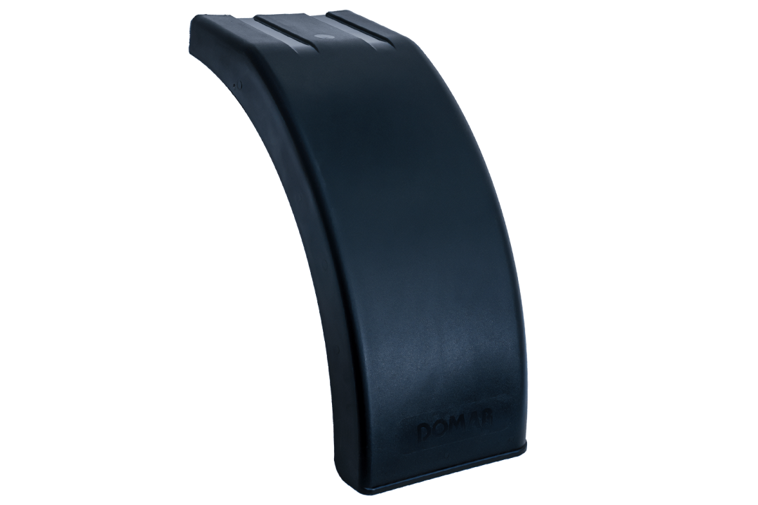 Demi-garde-boue pour remorque DOMAR DR1012201 passage de roue 384 × 200 mm droit