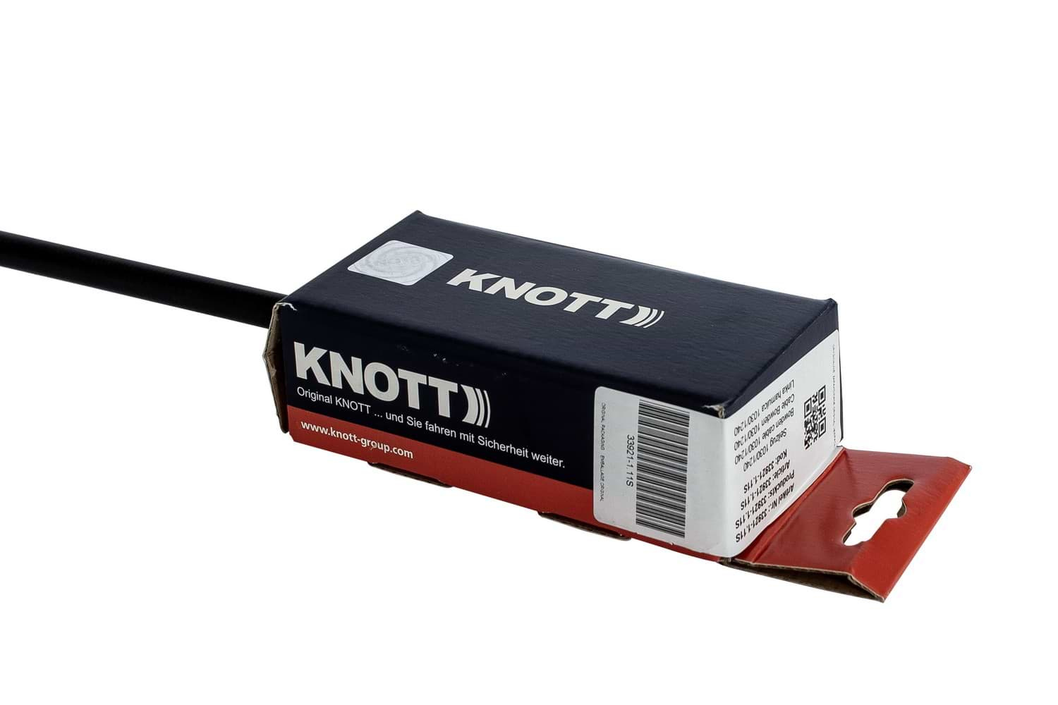 Câble de frein KNOTT 980202.18S – nouveau modèle – gaine 1630 / longueur 1820 mm