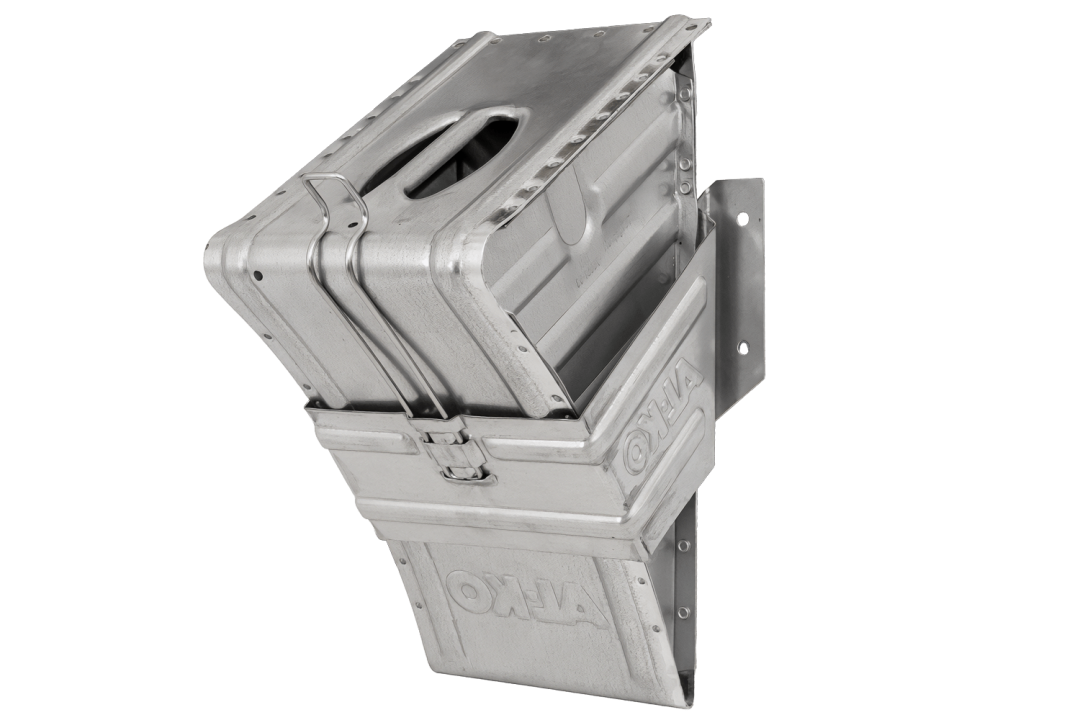 Cale de roue AL-KO UK53 métal avec support de montage – h : 247 mm