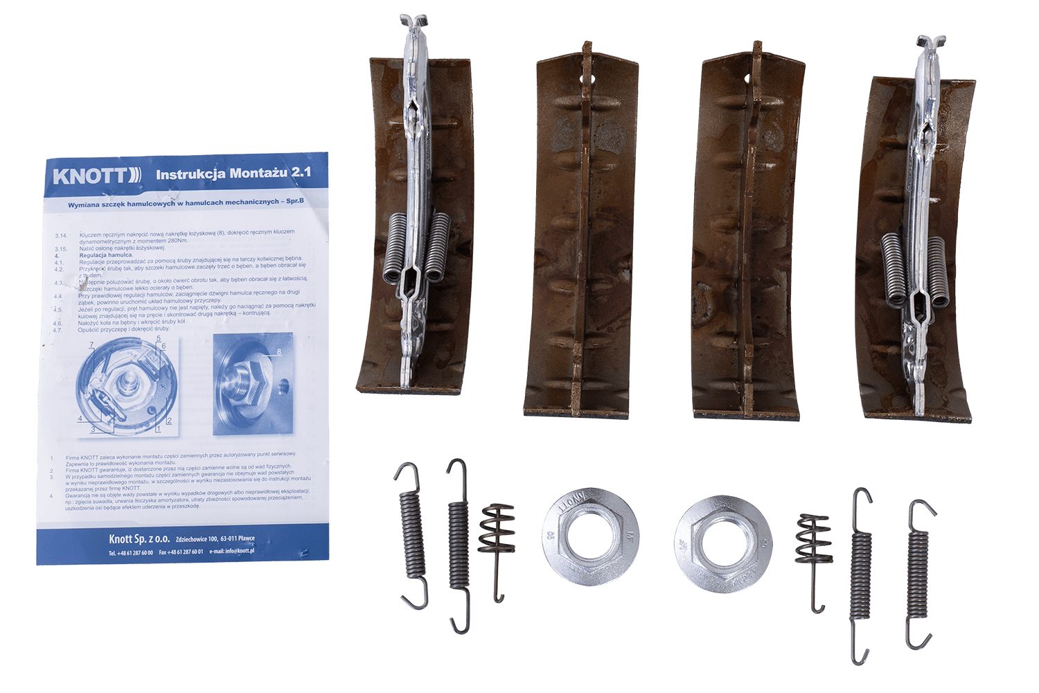 Mâchoires de frein KNOTT Backmat SET 47276S – 200x50