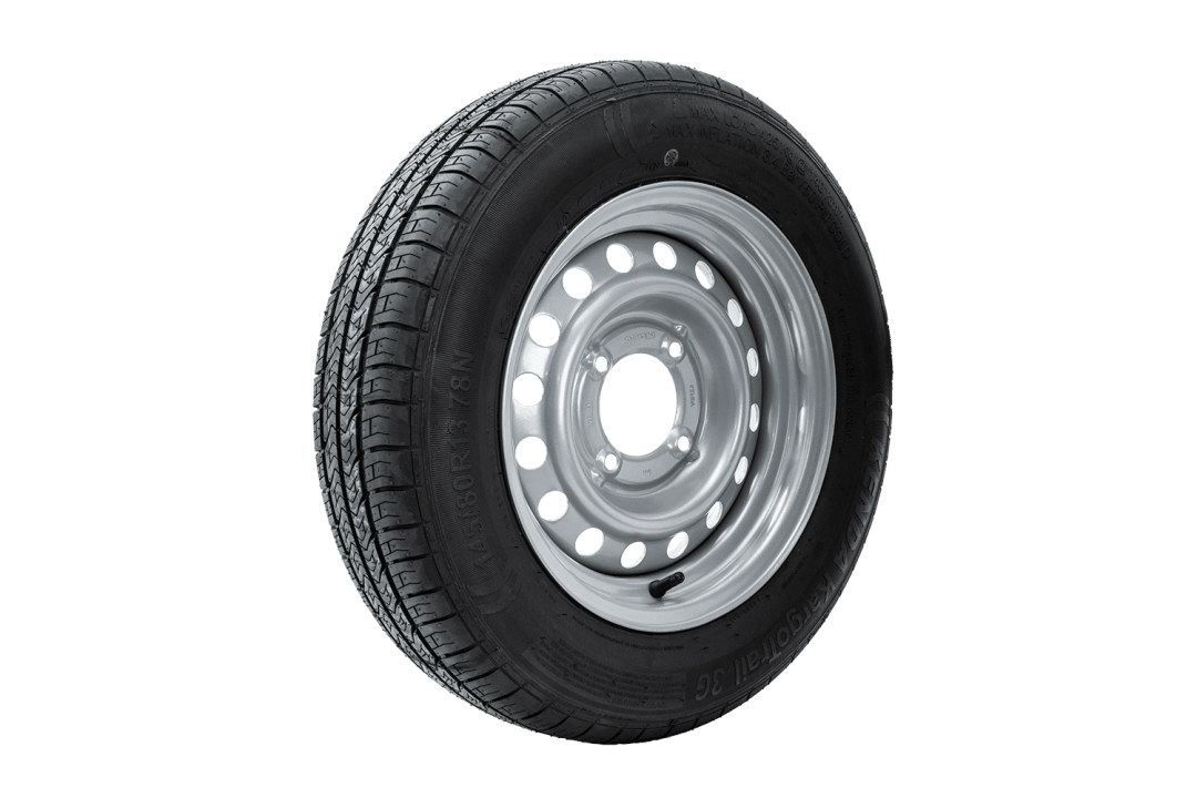 Roue complète KENDA 145/80 R13 78N – jante acier KENDA 4Jx13" – 4x115 – ET 0