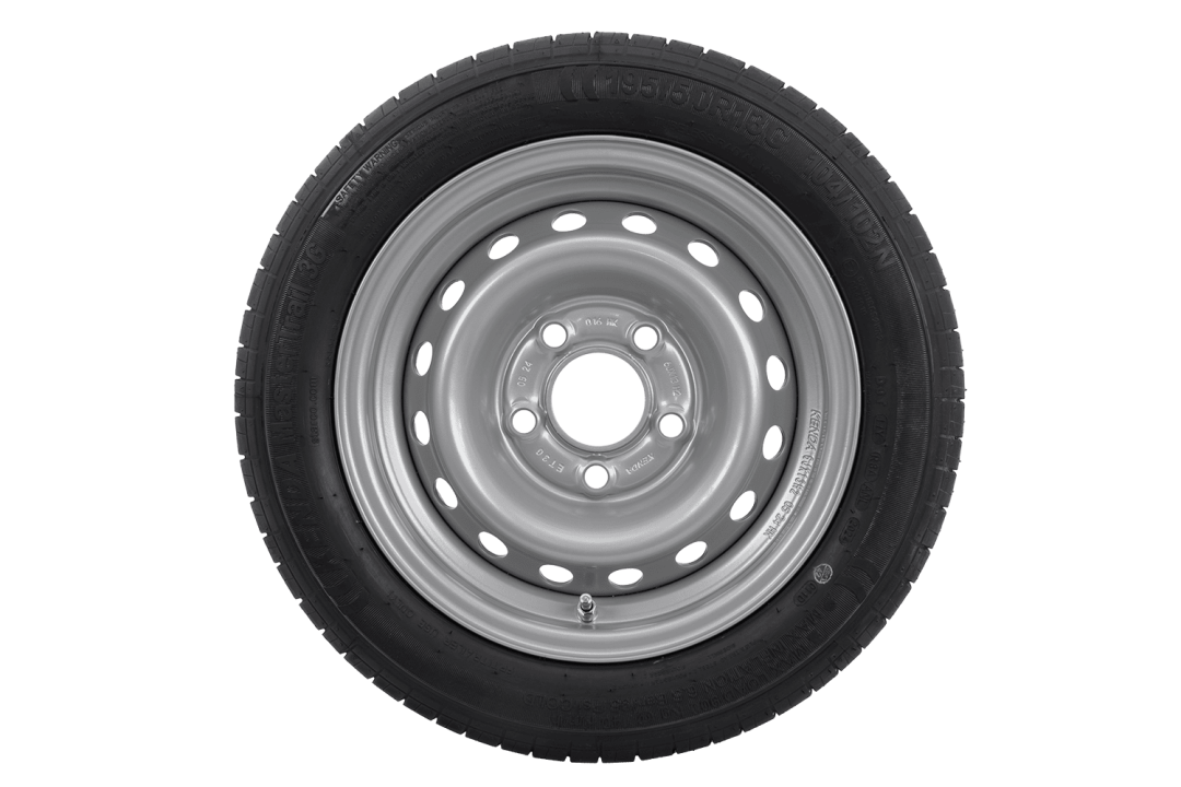 Roue renforcée complète KENDA 195/50 R13C 104/102N – jante acier KENDA 6Jx13" – 5x112 – ET 30