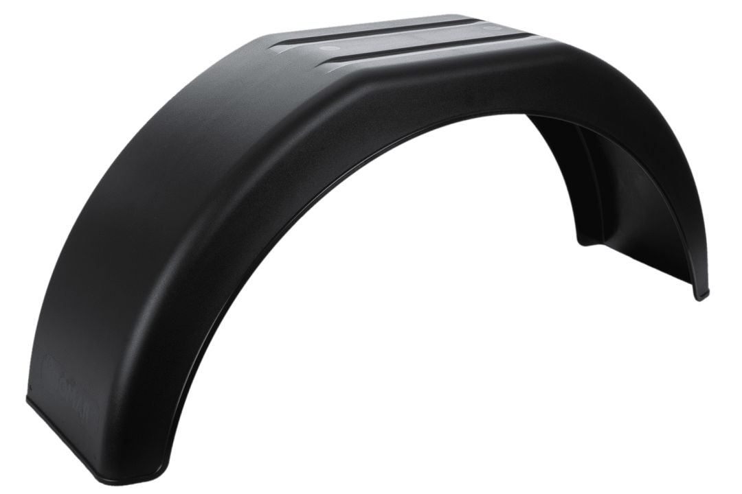 Garde-boue pour remorque 13-14" DOMAR D20122 passage de roue plat 770 × 200 mm