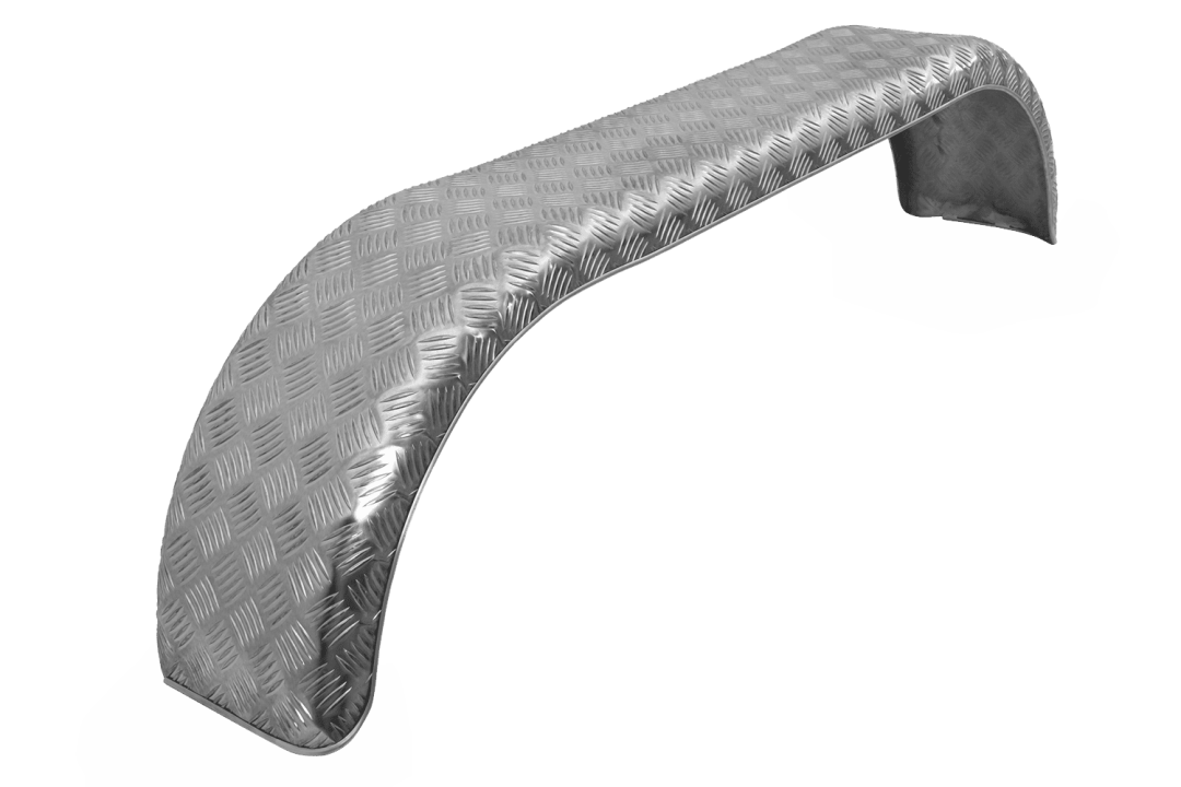 Garde-boue tandem pour remorque 13-14" DOMAR D29300, passage de roue plat 1500 × 240 mm