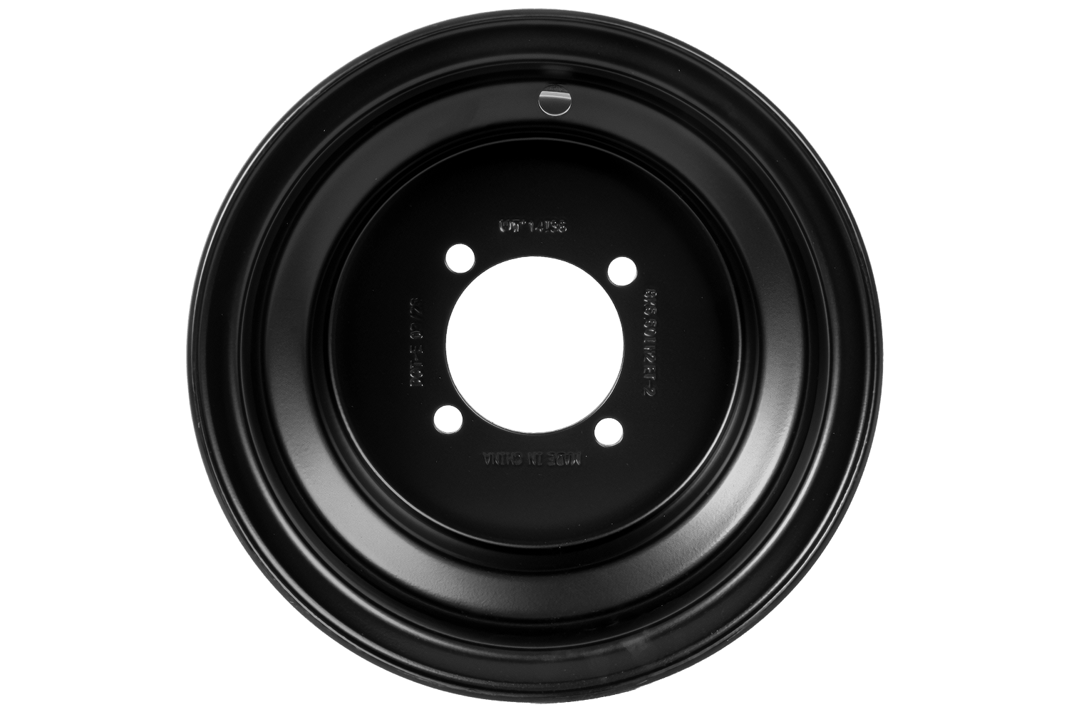 Jante acier noire 5.5Jx8" – 4x88 – ET -2