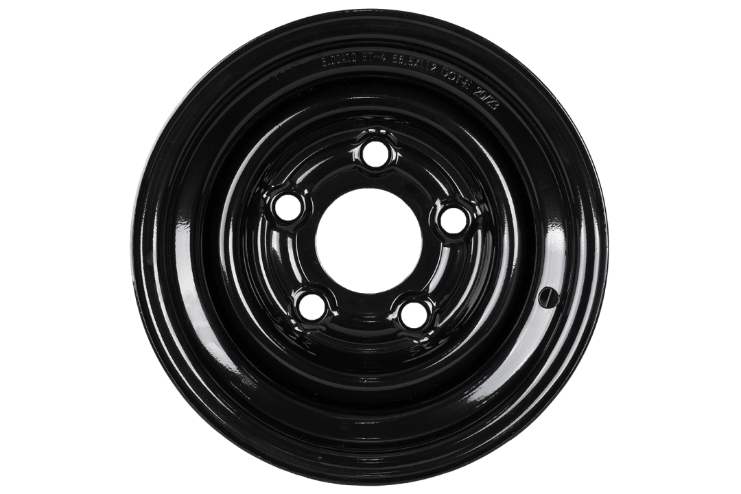 Jante acier noire 6Jx10" – 5x112 – ET -4