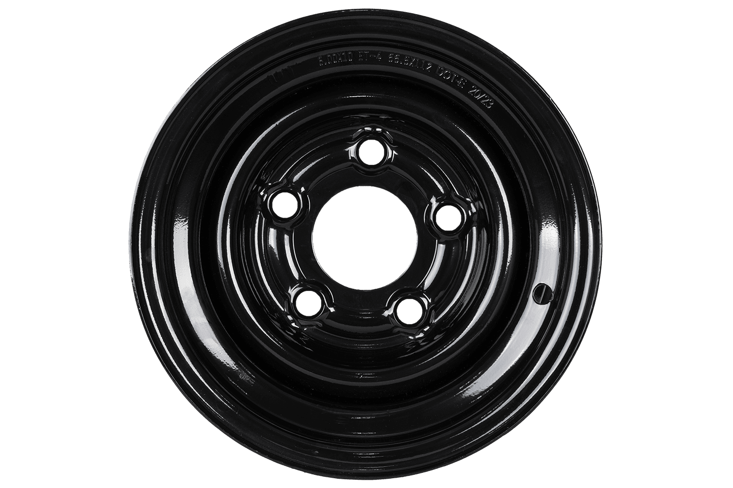 Jante acier noire 6Jx10" – 5x112 – ET -4