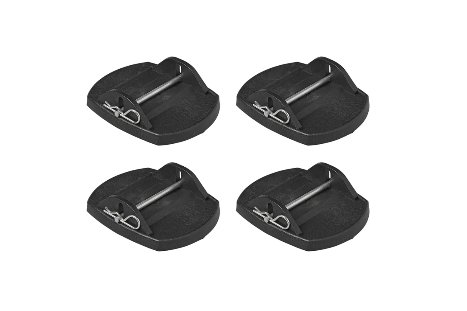 Kit de 4 patins de béquilles de caravane ProPlus 361528