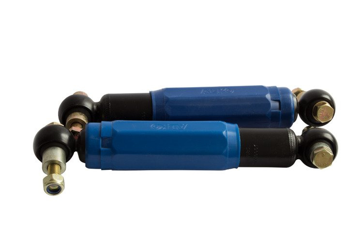 Lot de 2 amortisseurs d'essieu AL-KO Octagon bleu – 1350 à 2700 kg