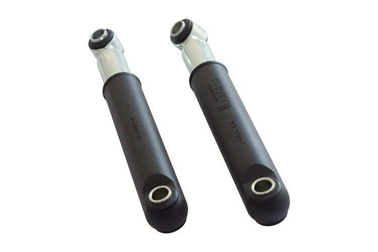 Lot de 2 amortisseurs d'essieu KNOTT 990001 – 750 à 1800 kg – essieu simple ou tandem