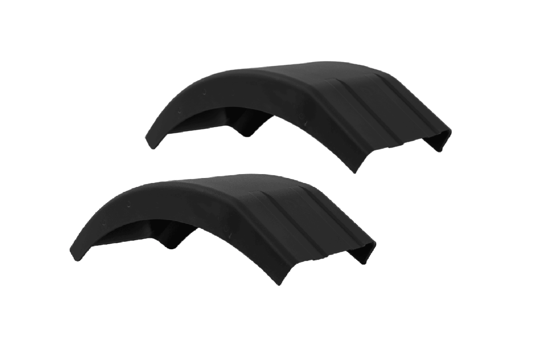 Lot de 2 demi-garde-boue pour remorque DOMAR DR1012201+DR1012202, passage de roue 384 × 200 mm gauche+droite