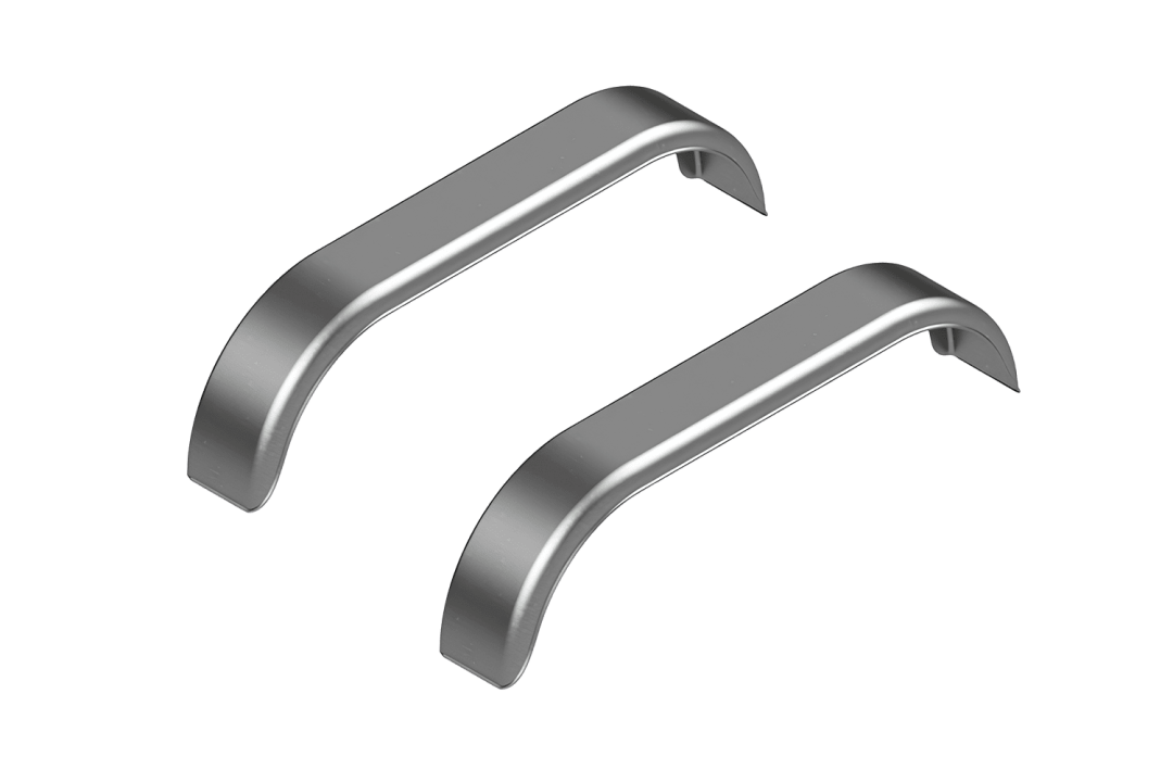 Lot de 2 garde-boue jumelés pour remorque 14-15" DE HAAN THRV 22131 passages de roues 1310 × 220 mm