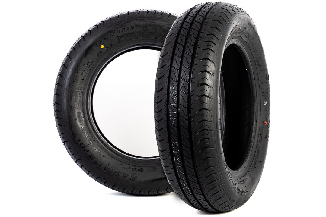 Lot de 2 pneus pour remorque LINGLONG R701 155/70 R13 75N