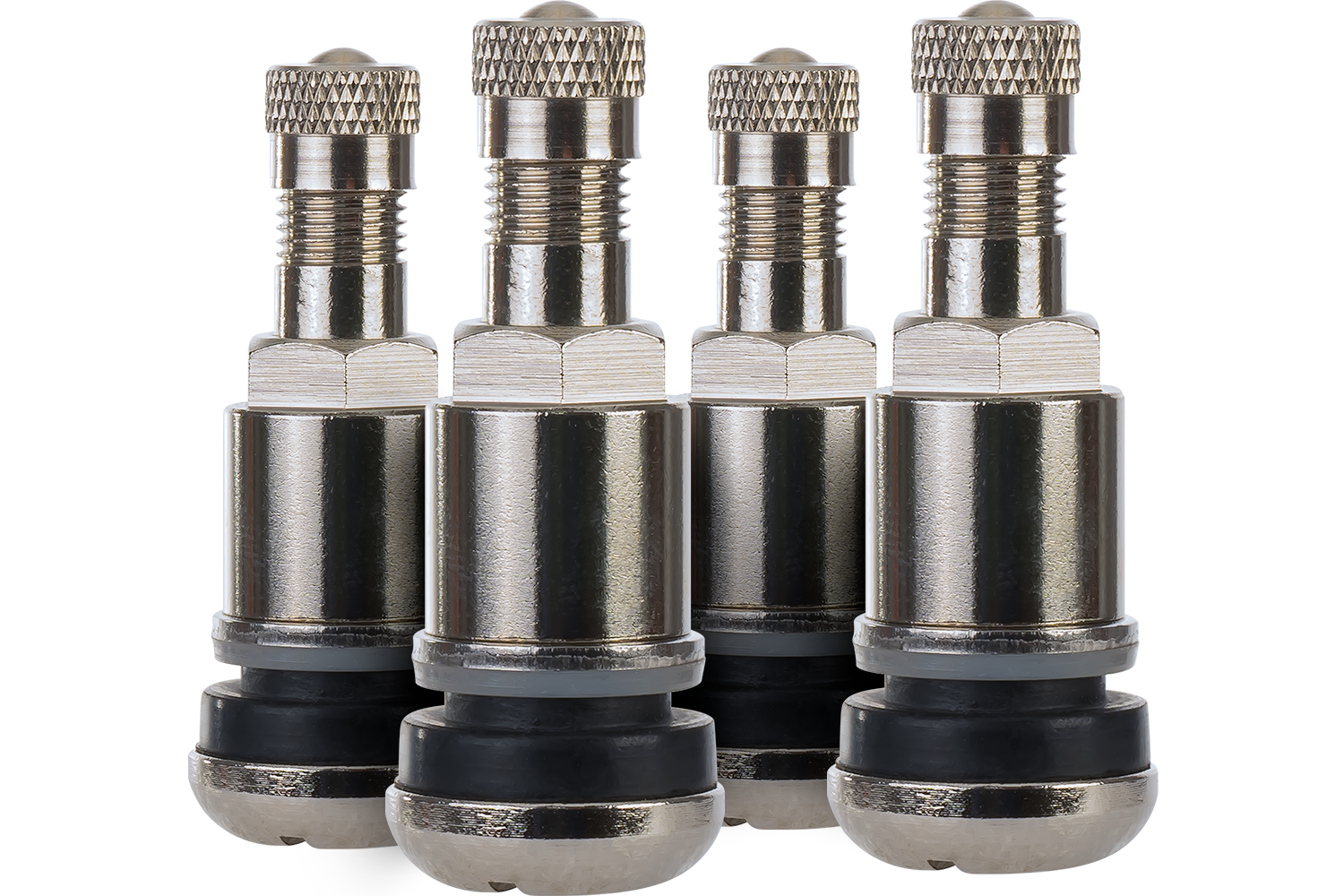 Lot de 4 valves métalliques à visser 42 MS / 525 AL