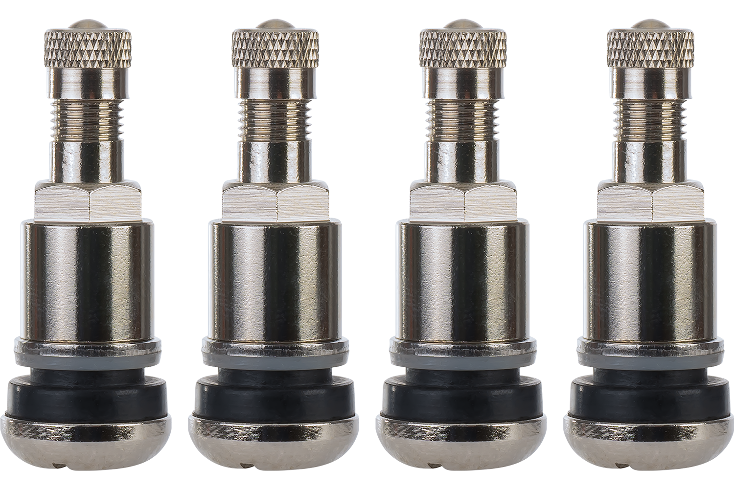 Lot de 4 valves métalliques à visser 42 MS / 525 AL