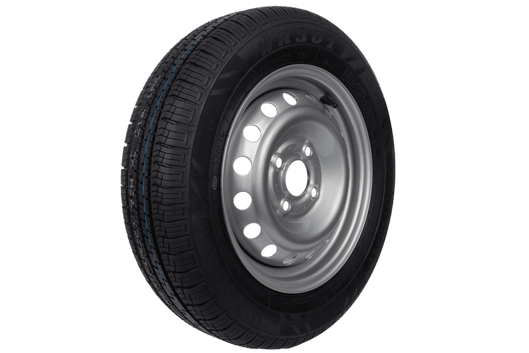 Roue complète WANDA 155/70 R13 79N – jante acier TRAILER TOP 4Jx13" – 4x100 – ET 30