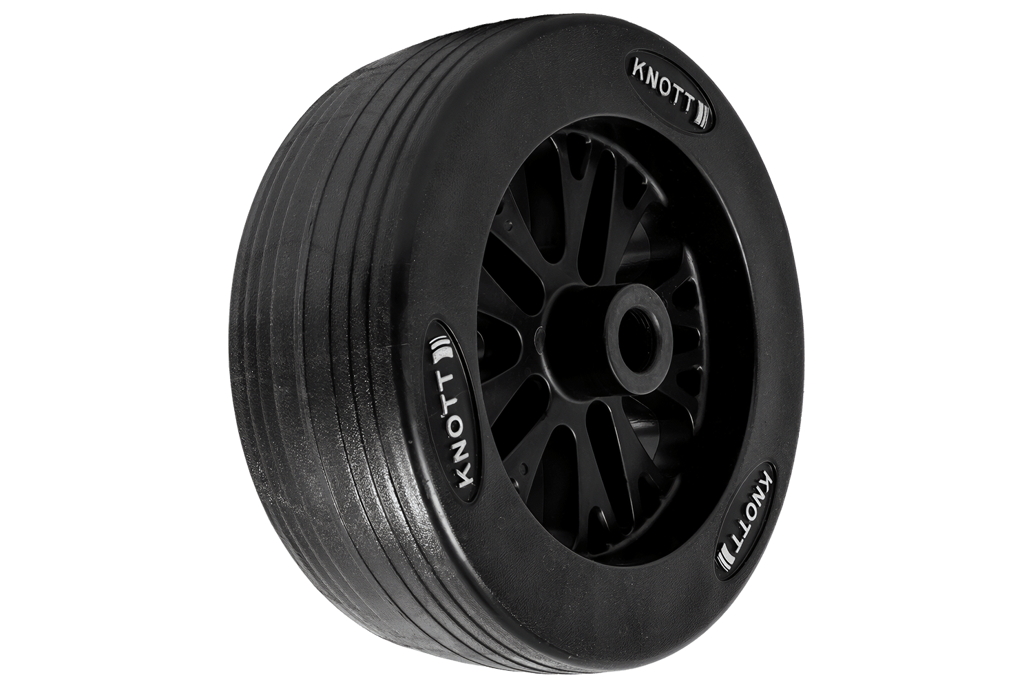Roue de secours pour galet de direction KNOTT 6D7691.002, en plastique, 210 x 75 mm