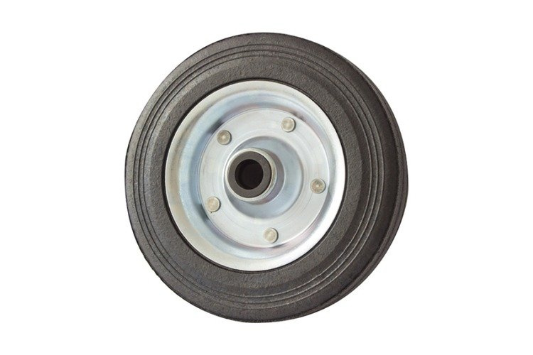 Roue de secours pour WINTERHOFF 200VB, roue jockey en caoutchouc plein 200x50 mm