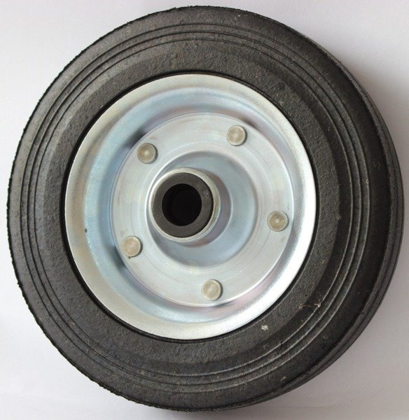 Roue de secours pour WINTERHOFF 200VB, roue jockey en caoutchouc plein 200x50 mm
