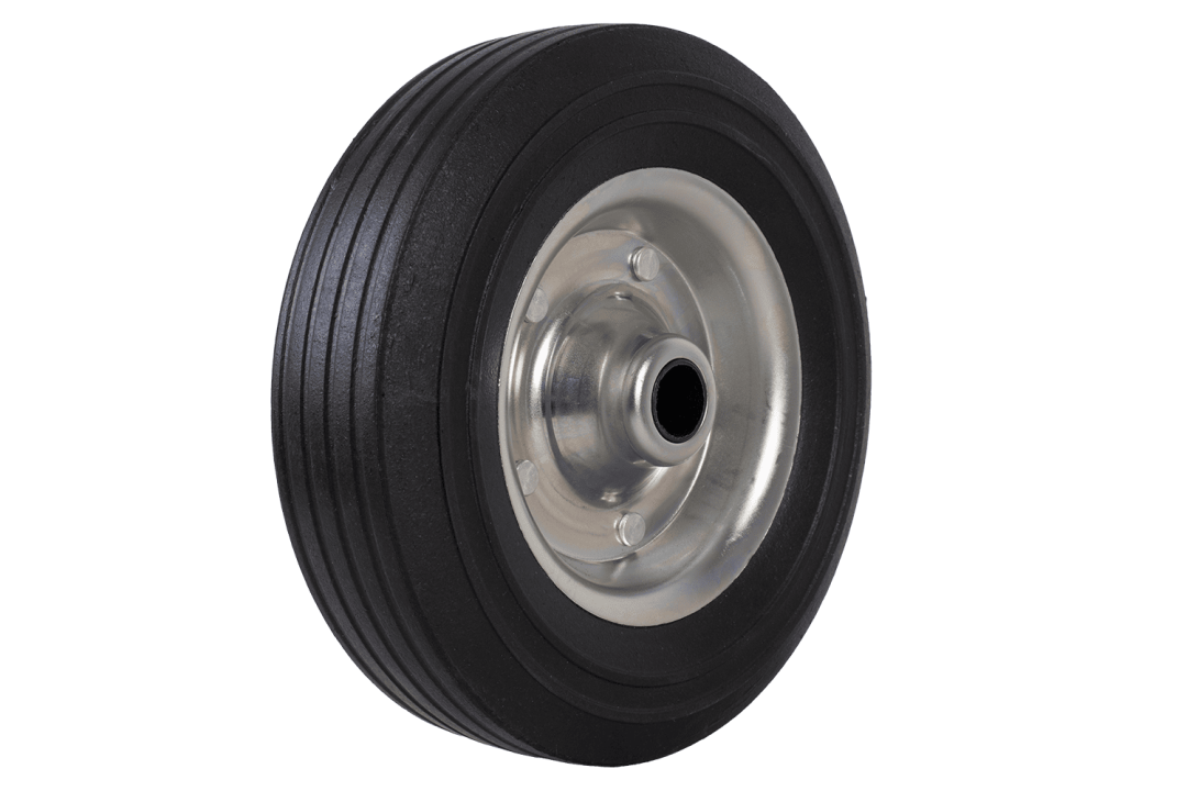 Roue de secours pour WINTERHOFF 200VBB, roue jockey en caoutchouc plein 200x60 mm