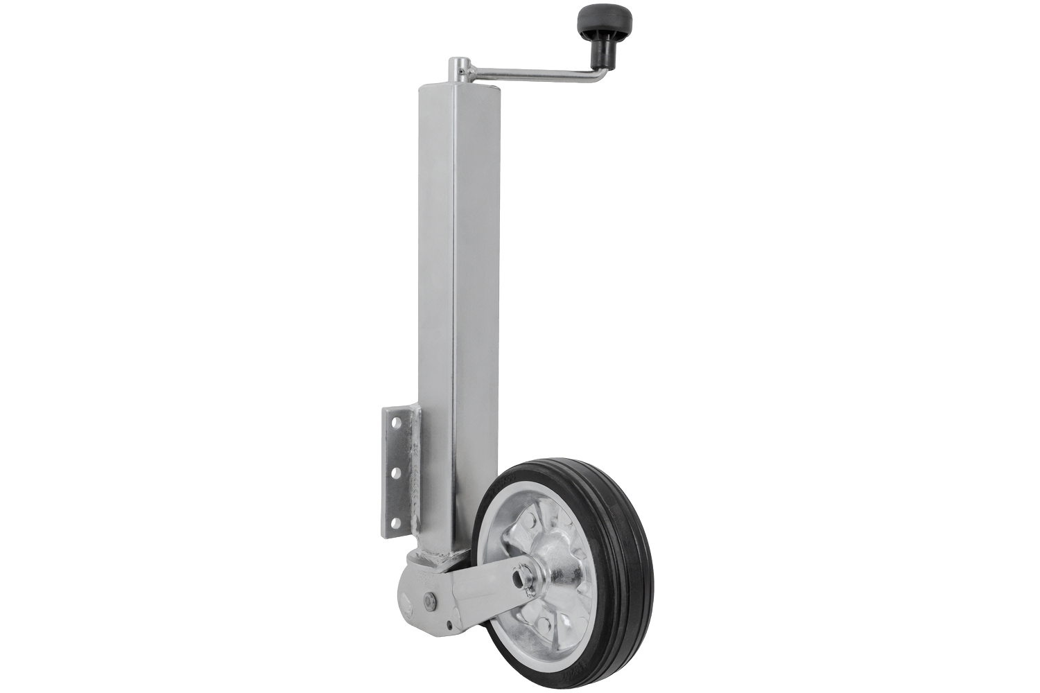 Roue jockey automatique AL-KO 1863497 avec poignée 400 kg, 60 mm, 775-1010 mm