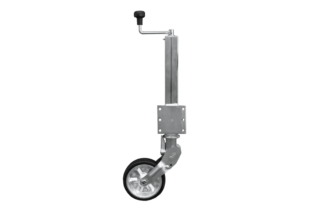 Roue jockey automatique avec poignée 400 kg, 60 mm, 470-785 mm
