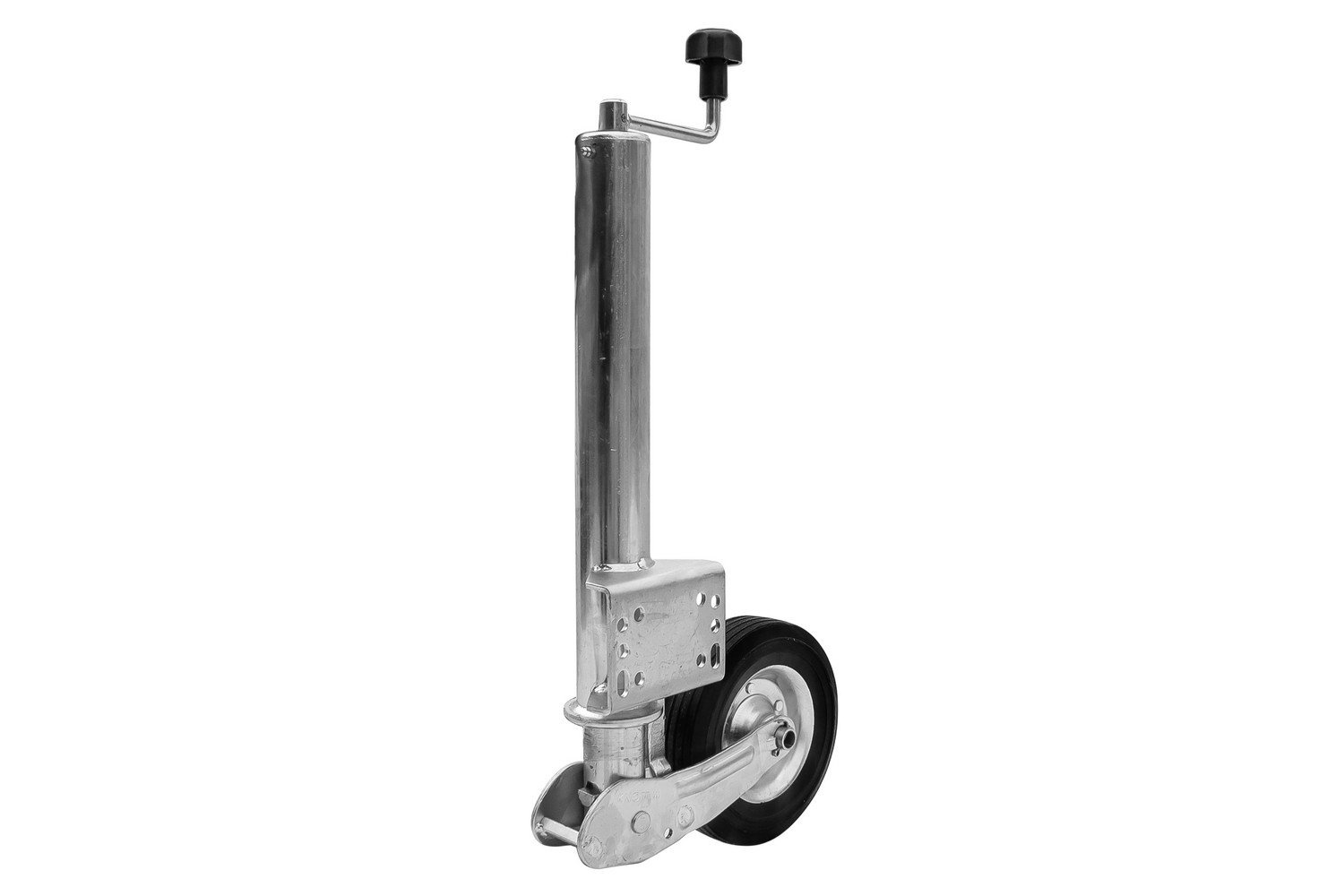Roue jockey automatique KNOTT ATK60 avec poignée 250 kg, 60 mm, 785-1020 mm