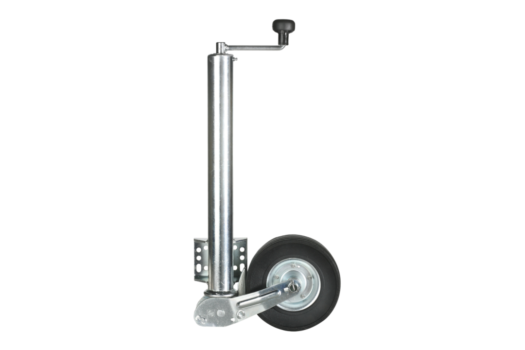 Roue jockey automatique WINTERHOFF VK 60-BLH-255 SB avec poignée, 500 kg, 60 mm, 670-905 mm