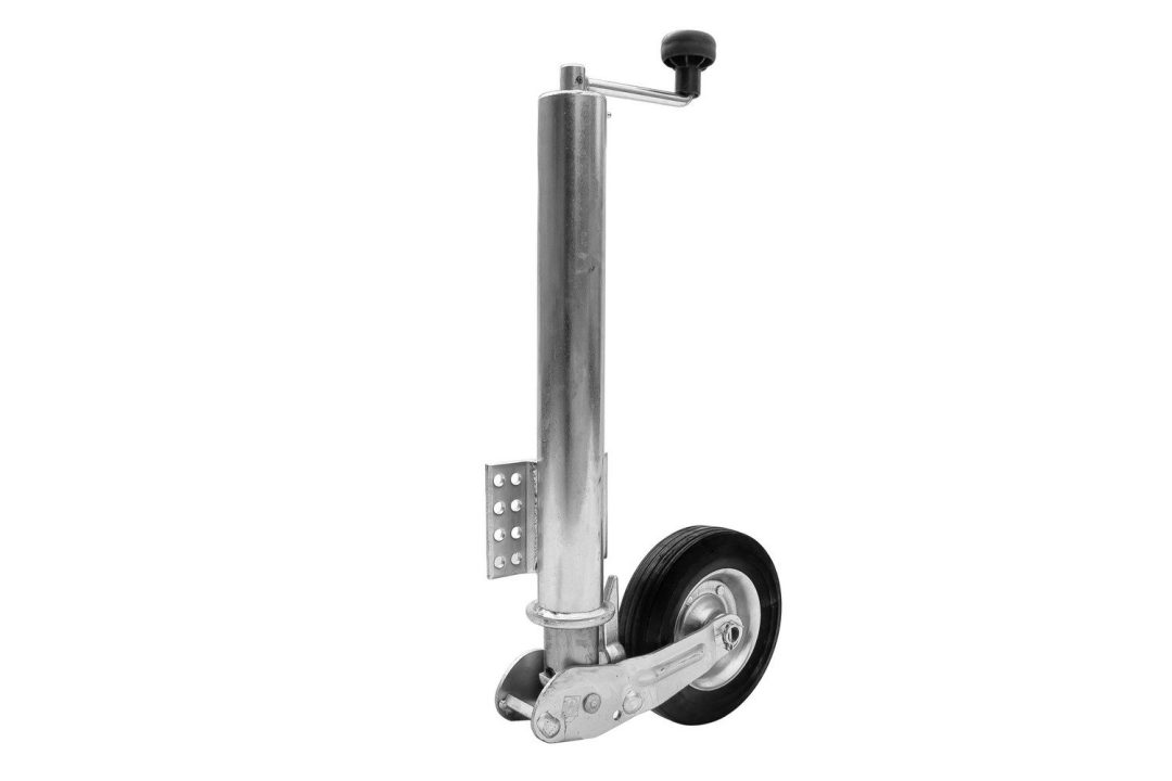 Roue jockey automatique WINTERHOFF VK60-KH-200VBB avec poignée, 250 kg, 60 mm, 560-1030 mm