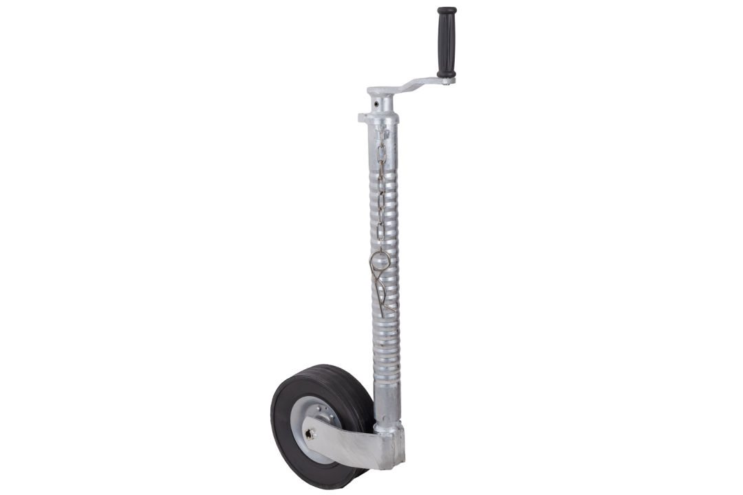 Roue jockey KNOTT TK48, tube ondulé, 300 kg, 48 mm, 700-940 mm
