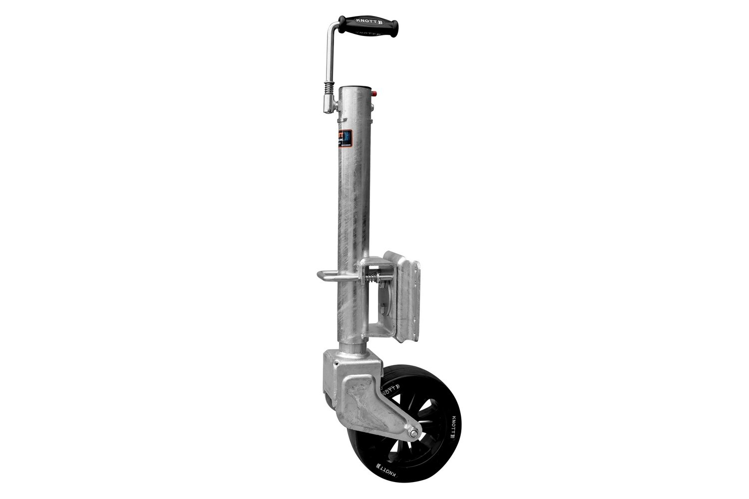 Roue jockey KNOTT TK57 avec poignée, 500 kg, 57 mm, 710-1010 mm