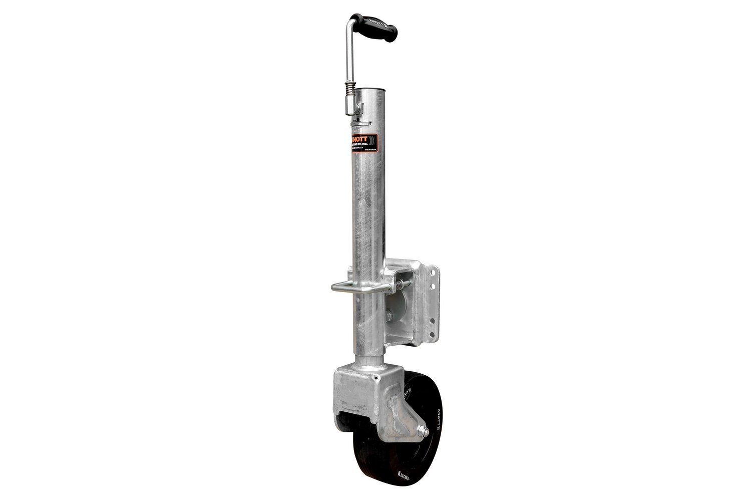 Roue jockey KNOTT TK57 avec poignée, 500 kg, 57 mm, 710-1010 mm