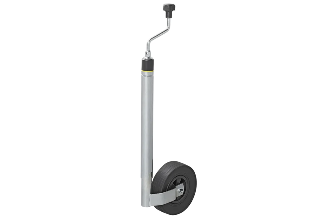 Roue jockey ProPlus 341510, 150 kg, 48 mm, 800-1040 mm avec balance