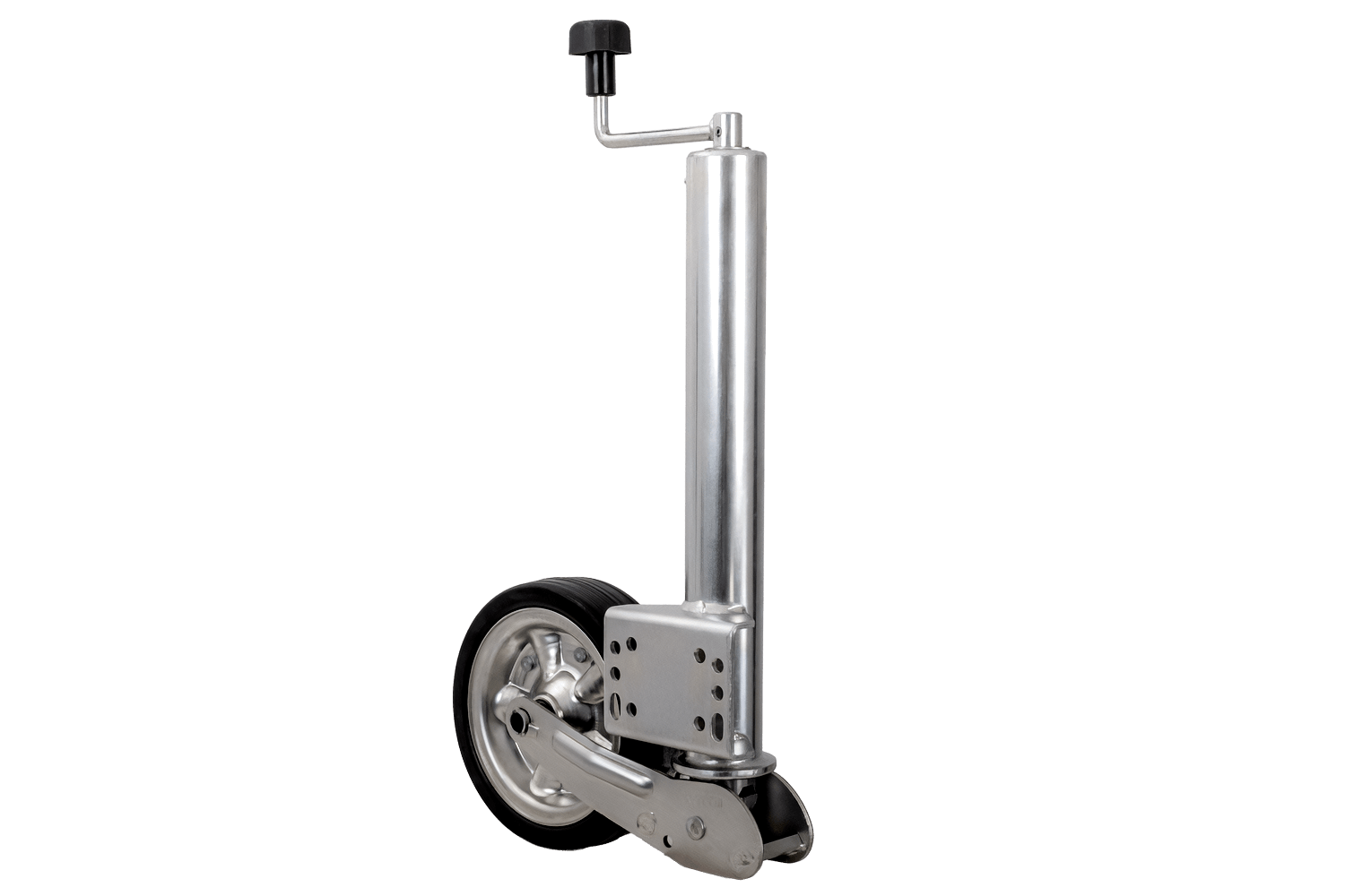 Roue jockey renforcée KNOTT ATK60 avec poignée 350 kg, 60 mm, 785-1020 mm