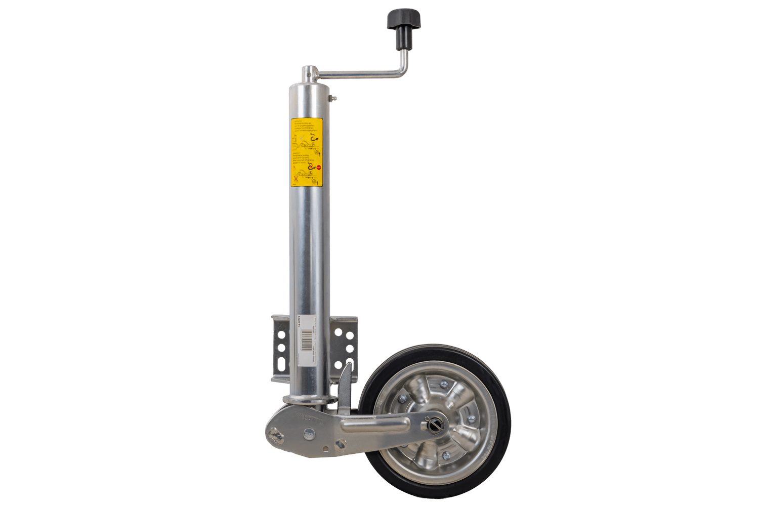Roue jockey renforcée KNOTT ATK60 avec poignée 350 kg, 60 mm, 785-1020 mm