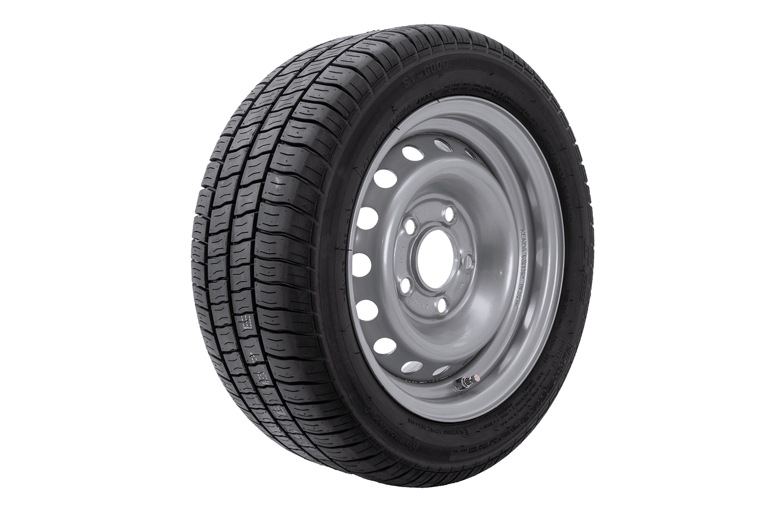 Roue renforcée complète GT Radial 195/50 R13C 104/101N – jante acier KENDA 6Jx13" – 5x112 – ET 30