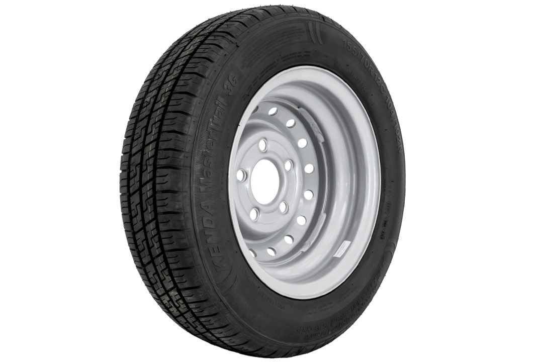 Roue renforcée complète KENDA 155/70 R12C 104/102N – jante acier STARCO 4.5Jx12" – 5x112 – ET 20
