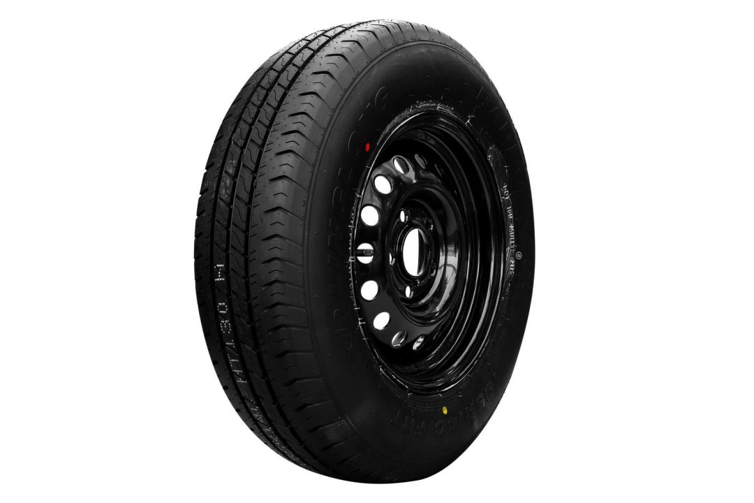Roue renforcée complète LINGLONG 185/80 R14C 104/102N – jante acier noire 5.5Jx14" – 5x112 – ET 30