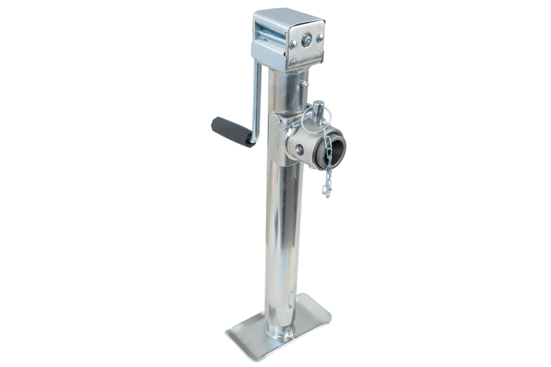Support de manivelle extensible TJ5002 pour remorque plateau 1300 kg, 560-940 mm